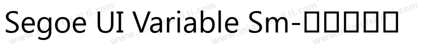 Segoe UI Variable Sm字体转换